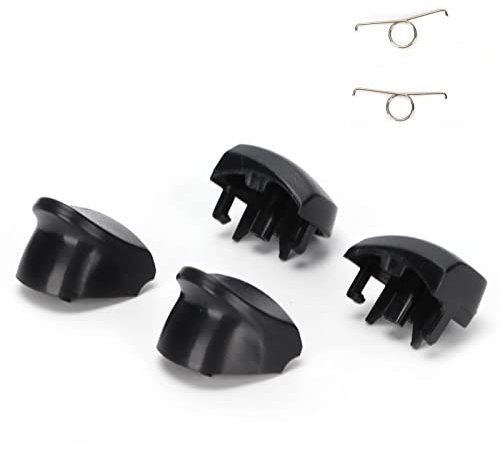 Gaeirt Ricambio per copertura tasti gamepad, riparazione dei cappucci del gamepad, vestibilità perfetta, forte resistenza all'abrasione per joystick per