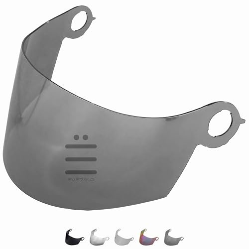 Everalo Kompatibel mit Suomy Apex Visier - Extreme - Spec 1r - Excel - Helmvisier Anti-Kratzer und Anti-Beschlag (Schwarz 30%)