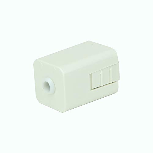 Direct-Lighting H System Single Circuit Pendant Track Adapter - for 120V Pendant with Wire Cord 2 AMP H880-WH (White)