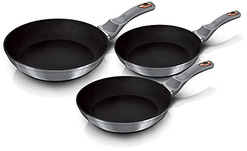 Ensemble de poêles à frire 3 pièces clair de lune