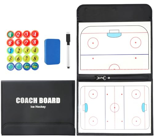 RoseFlower Lavagna Hockey, Lavagna Allenatore Hockey con Penna Magneti, Lavagna Tattica Hockey, Hockey Board per Insegnare e Formazione