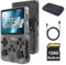Console di gioco portatile R36S, con sistema Linux open source, scheda TF da 128G, 20000 giochi rétro, schermo IPS da 3,5in, console emulatore portatile per console di giochi, batteria da 3000 mAh