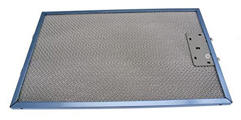SOS - Filtro de metal antigrasa (380 x 241 mm) para campana extractora C00139286, 482000029427 ARISTON HOTPOINT, INDESIT, SCHOLTES