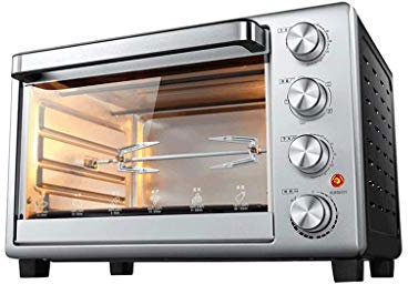 KANBUN Countertop Toaster Mini Oven Home Baking Multi-function Electric Oven with Top Grill/Griddle and Lid,Convection,Rotisserie, Bake,Grill,Broil,Roast,Toast,Keep Warm and Steam,40L capacity