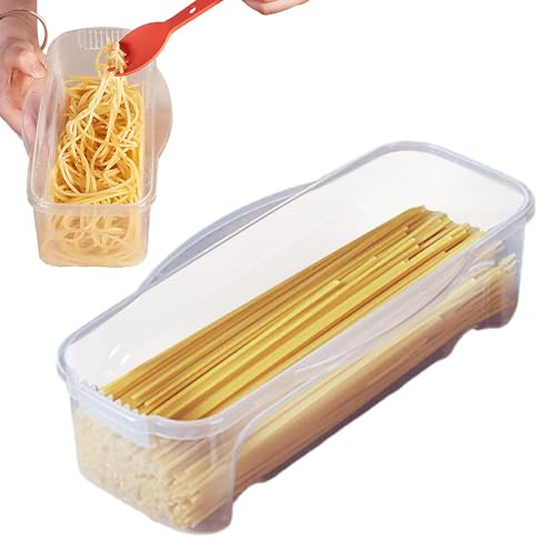 Instant Noodle Maker – Microwave Meal Steamer, Compact Prep Box | Strainer-Integrated Pasta Solution with Handle and Vent Cap for Home, RV, Travel Cooking Tasks, Time-Saving Dinner Accessory