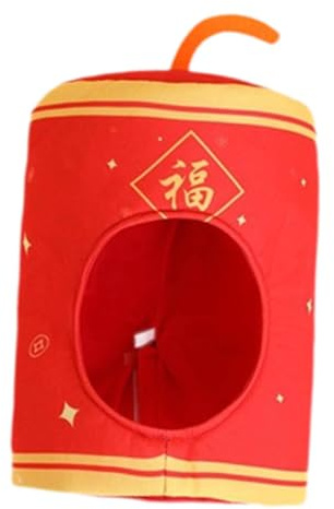 LeeQinersw Sombrero de petardo Rojo Decorativo para Fiesta de cumpleaños temática