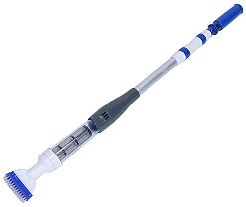 Portable Pool Vacuum,Cordless Vacuum,Pool and Spa Maintenance Cleaning Suction Equipment for Spa, Small Pool,Tight Spaces,for Sand, Silt & Dirt, Battery Powered Hot Tub Cleaner, Cordless Vacuum P