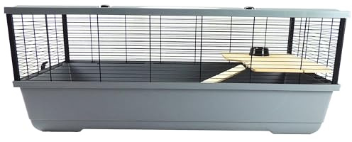 Hamster & Rat Cage Grosvenor XL 100cm x 54cm x 39cm - Grey | Little Friends