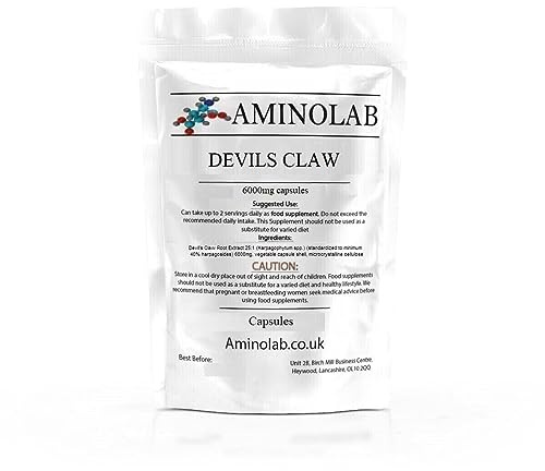 Aminolab - Devils Claw 6000mg 30 Capsules