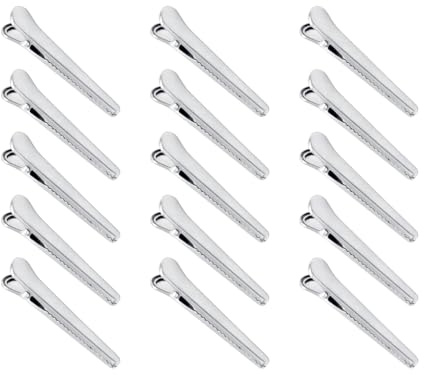 Hitopin 15 Pezzi Clip per Chiudere Sacchetti in Acciaio Inossidabile, Mollette per Chiudere Sacchetti, Pinze Chiudi Sacchetti in Metallo per Cibo, Clip per Chiudere Sacchetti in Cucina, per Alimenti