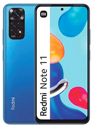 Xiaomi Redmi Note 11 - Smartphone 4GB + 128GB, 6,43 FHD+ DotDisplay, Snapdragon 680, 50 MP Quad-Kamera, Dual-SIM (Twilight Blue)