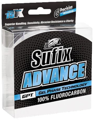 Sufix Advance Fluorocarbon Angelschnur weiß 0.280mm - 91M - 5.6Kg