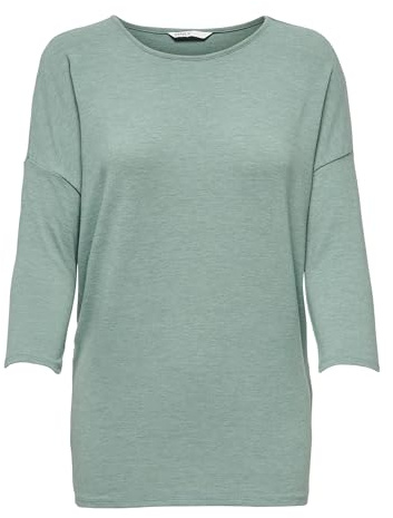 ONLY Maglione Sottile a Maglia 3/4 Manica Rotonda Stretch ONLGLAMOUR