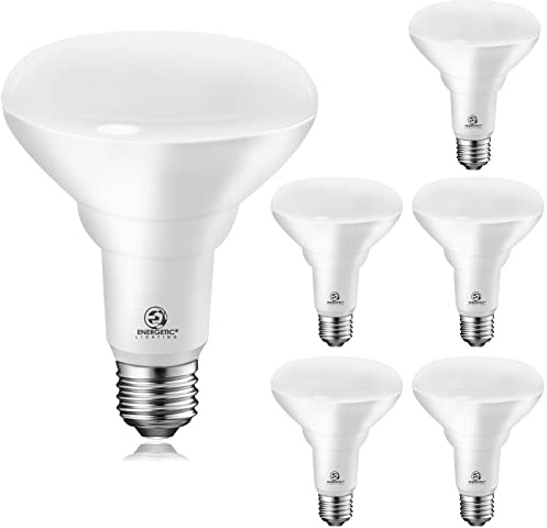 Energetic 6-Pack BR30 Indoor LED Flood Light Bulb, 11W=75W, 5000K Daylight