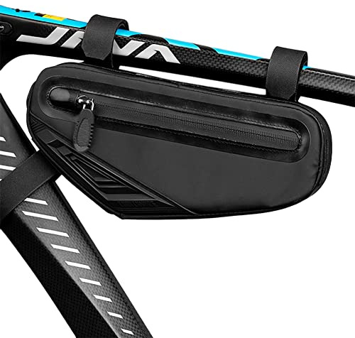 Cool Change Bike Bag Top Tube, Bike Frame Bag Triangle Waterproof Bicycle Under Tube Bag for MTB Road Bike, Cycling Accessories