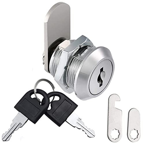 Litensh Cerradura de buzón de seguridad, 16mm cerradura de Palanca de correo, cerradura de leva para cajón de gabinete, cerradura de puerta de caja