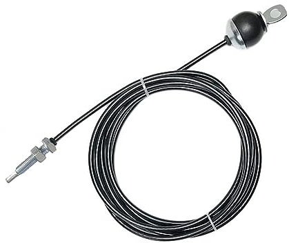 1m/2m/2.5m/3m/3.5m/4m/5m/6m Heavy Duty Steel Wirerope Gym Cable for Home Cable Machine Rope Fitness Pulley Accessories Thick 5mm (Color : 2.5m)