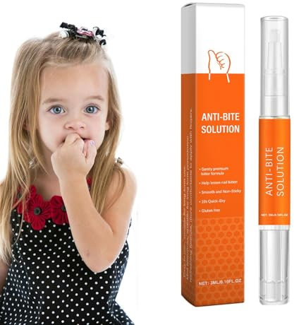 Lápiz para evitar morderse las uñas, tratamiento de mordeduras de uñas para niños y adultos, deja de morderse las uñas, líquido de sabor amargo, bolígrafo natural para el cuidado de las uñas para