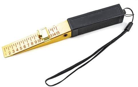 Fire Door Gap Gauge Checker Tool, 1-15mmdoor Gap Measuring Tool, Checker Tool Engineering Ruler, Feeler Gauges for House Engineering Inspection Flatness Measuring Tool Ruler(0.5mm)