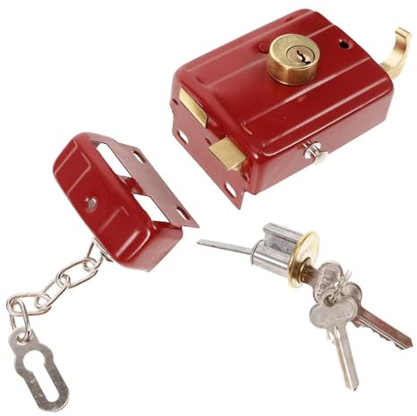 FOYTOKI Cerraduras De Puertas Antirrobo De Metal Pestillo De Puerta Para Seguridad Corredera Para Dormitorio