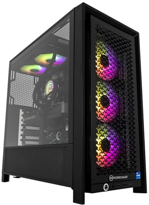 PCSpecialist Pro PC Gaming - Intel Core i7-12700F 2.10 GHz 12-Core, 32 GB DDR5 RAM, 16 GB GEFORCE RTX 5070 Ti, 2TB M.2 SSD, Windows 11