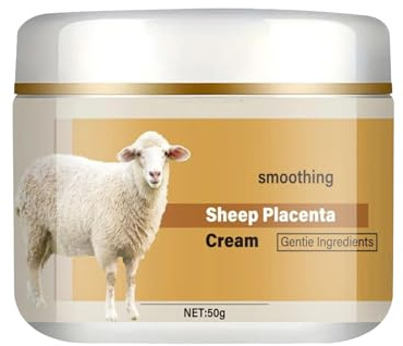 Crema Alla Placenta Di Pecora, Con Crema Idratante Schiarente, 50G, Creme Viso Rassodante, Lozione Riparatrice Istantanea Viso, Formula Idratante E Rassodante, Per Donne