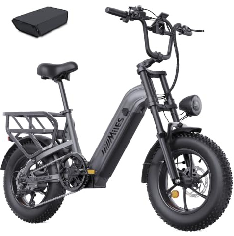 HillMiles Vélo Électrique Adulte, Autonomie120/250km,1968Wh,Charge150 kg