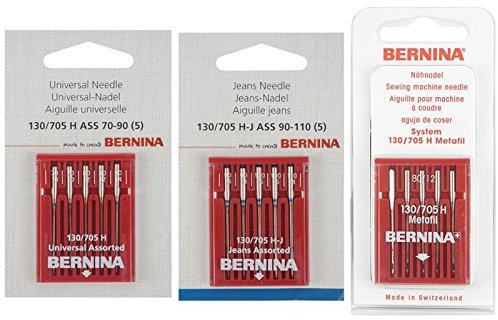 Bernina Nähmaschinennadel-Set Universal 70-90 / Jeans 90-110 / Metafilnadel 80