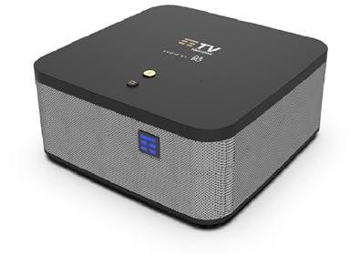 TimVision Box Atmosphere Sagecom Decoder TIM Android TV 10 Con Digitale Terrestre Integrato a Standard DVB-T2 e sistema Audio avanzato