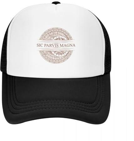 Atmungsaktiv Mesh Baseball Kappe Sporthut Timezone Sic Parvis Magna Uncharted Baseballkappe Strandausflug niedlich Vintage Golfbekleidung Herren und Damen