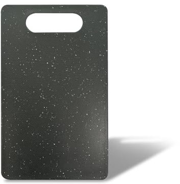 Fackelmann Tagliere in PP effetto granito, ideale per tagliare, affettare e preparare, superficie antiscivolo, foro incluso, lavabile in lavastoviglie, dimensione 25x15cm