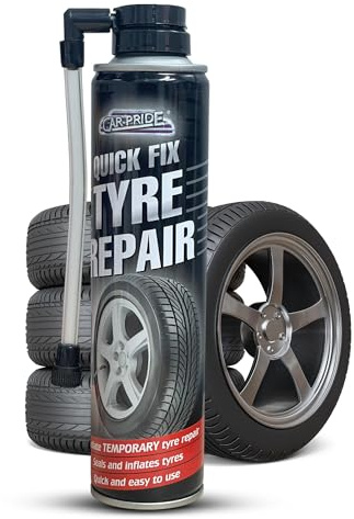 Gigzo Land Car Tyre Puncture Repair Kit - Emergency Tubeless Tyre Sealant Temporary Spray Paint, Compact Tyre Repair Aerosol Instant Bicycle Tyre Fix Spray Emergency Kit Car Tyre Puncture Sealant - 1