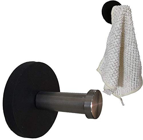 Crochet magnétique pour porte-manteau, clés, serviettes - Aimant puissant à suspendre pour sac, manteau, parapluie, écharpe, jouets, serviettes, casque, etc. - Pas de rayures - Peut supporter jusqu'à