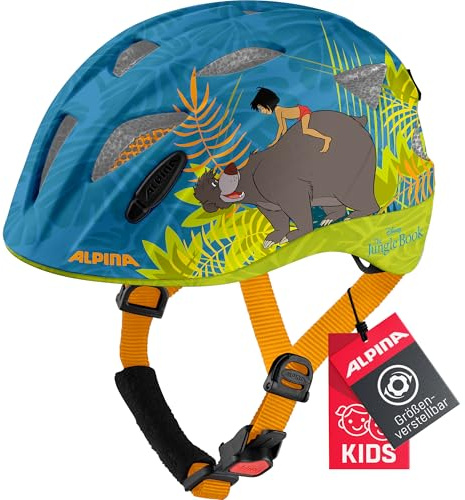 ALPINA XIMO Disney, Casco da Bicicletta Unisex Bambino, Jungle Book Gloss, 47-51 cm