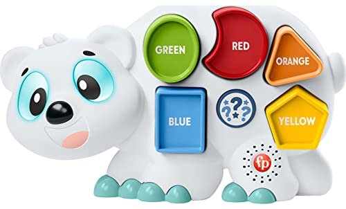 Fisher-Price HFT75 Linkimals Puzzlin' Shapes Polar Bear Toy, Multicolor