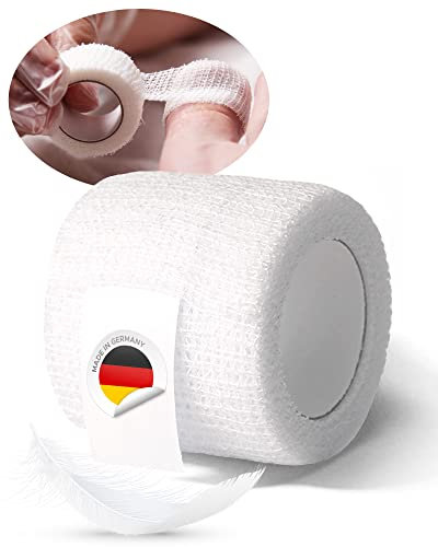 Zehenbinde 4cm selbsthaftende Binde zum Fuß verbinden, fixieren, elastisch, kohäsiv, Rinki Schnellverband
