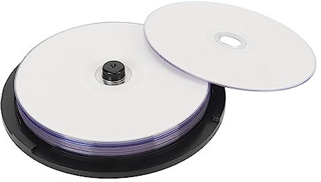 Septpenta Mini Beschreibbare Leere DVD R Discs, 4, 7 GB, 16 X Hochgeschwindigkeits Rohling DVDs Zum Brennen von Videos, DVD Rohlinge, Beschreibbare DVDs für Musik, Videos, Fotos(10 STÜCK)