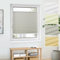 Jalousiescout Plissee Klemmfix ohne Bohren—Jalousie 140x140cm grau Sichtschutz Fenster Sonnenschutz, Lichtdurchlässig Rollo für Fenster & Tür, Hochwertiges Polyester Pure Plissee