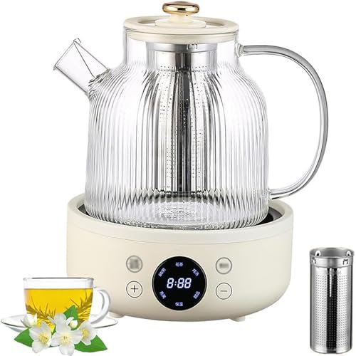 Multifunctional Health Teapot, 2L Electric Kettle, 6 Functions Tea Maker, 500W High Power, 12H Smart Reservation, 360°C Even Heating, Split Cup Body, Smart Touch Settings