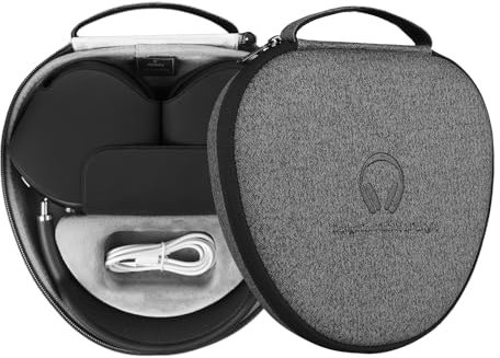 Funda para AirPods Max de Apple: funda para auriculares inteligentes WIWU | Funda premium para AirPods MaxCase con modo de suspensión | Accesorios AirPodMax ultrafinos compatibles con AirPod Max |
