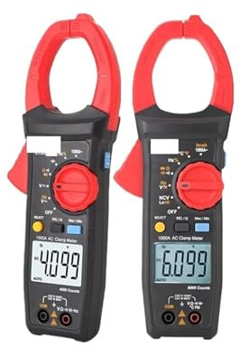 1 st UT205A+ UT206A+ digital klämmätare 1 000 V växelspänning 1 000 A ström automatisk räckvidd temperaturmultimeter (UT205A Plus)