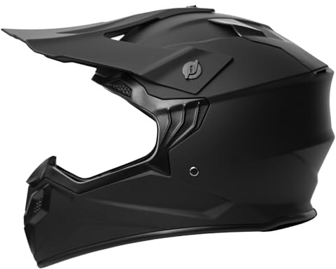 Casque Moto Cross Enfant ECE22.06 Homologué, Motocross Cycliste pour Garçon Et Fille 5-15 Ans, Homme VTT Integral, Femme pour Enfants, Scooter De Ski(Black,M(54-55CM))