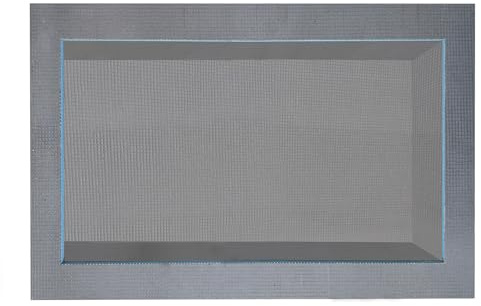 Kitbags & Lockers Nicchia per doccia e bagno, piastrellabile, impermeabile, da incasso, organizer termico per piastrelle, pannello termico (559 mm x 406 mm, senza scaffali)
