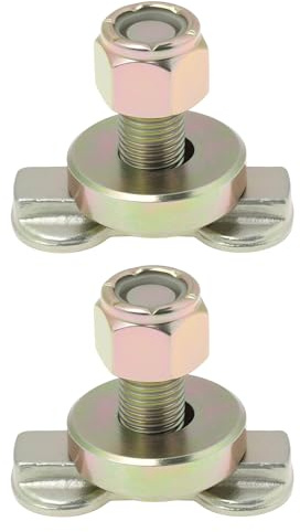 Be In Your Mind 2 Pezzi Di Perno Filettato Per Binario Aereo M10 L Per Binario Per Cassone Di Camion Rimorchio Pick-up Camper Quad