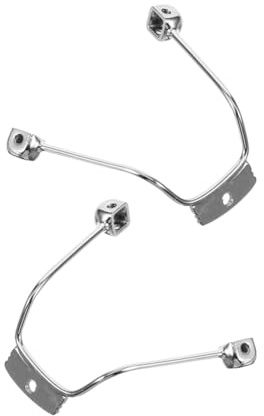 TOGEVAL 2 Stück Anti rutsch Brillen Nasenbügel Metall Nasenstütze für Erwachsene Schraubmontage Ersatz Nasenpads Brillenhalter Robust Rutschfest Stabil für Optische Brillen und