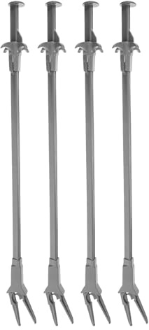 COOPHYA Lot de 4 Pinces Longues pour aquascaping, 50 cm, Accessoires pour Aquarium, Plantes, terrariums et Aquariums de 50 cm.