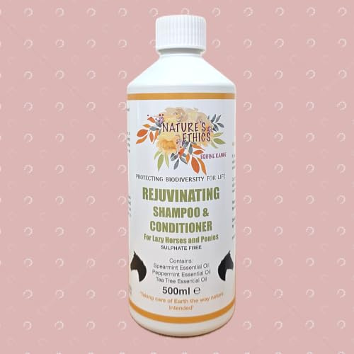 Nature's Ethics Rejuvinating Shampoo & Conditioner for Horses and Ponies, Sulphate Free, 500ml
