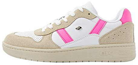 British Knights Damen RAWW Sneaker, White Neon Pink, 37 EU