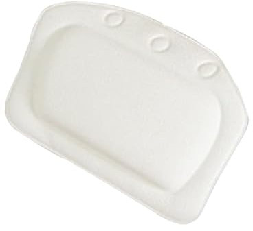 Lcvasvuz 1 Pcs Luxury Bath Pillow with Non Slip Suction Cups Soft and Comfortable Waterproof Bath Cushion for Head and Neck Support Fits All Bathtubs