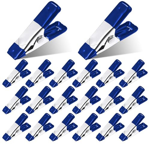 BAISDY 30Pcs 2 inch Small Spring Clamps Heavy Duty Spring Metal Mini Clips Clamps for Backdrop Woodworking Furniture Crafts